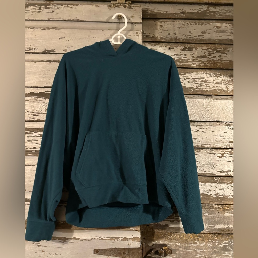 PINK Victoria's Secret Teal Hoodie Sweater